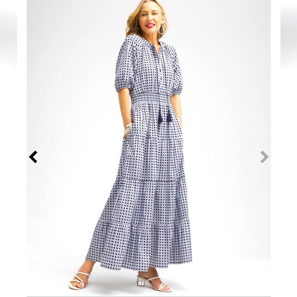 Chico's Dresses & Skirts - NWT Chico’s Poplin Basket Weave Maxi Dress